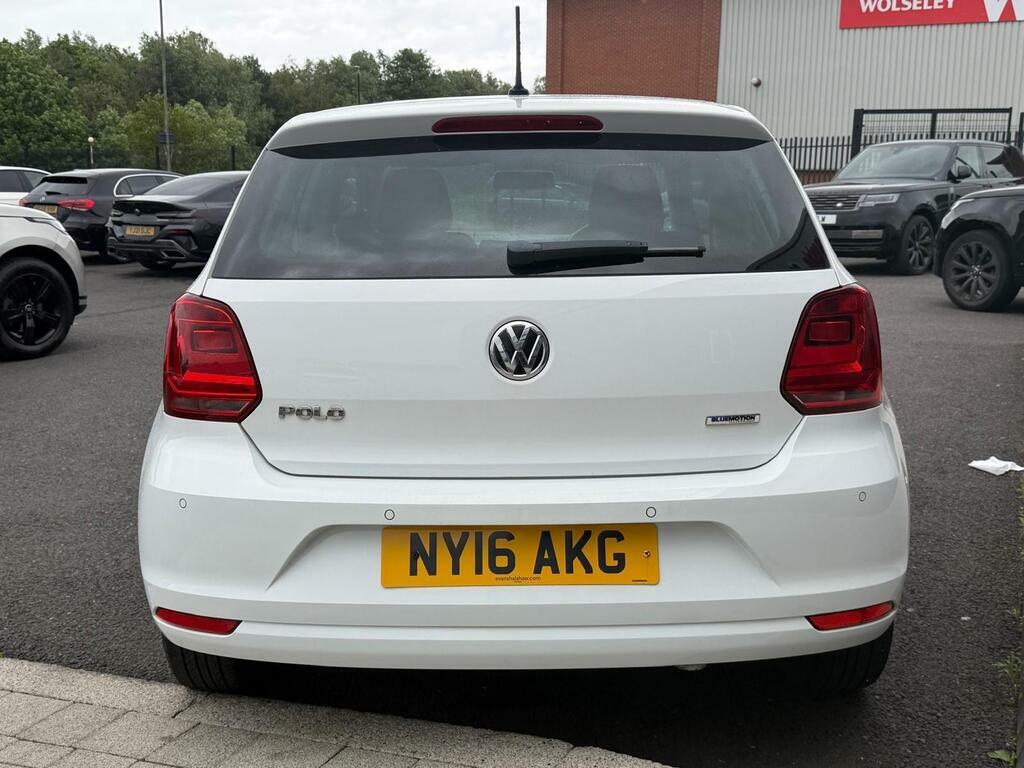 Volkswagen Polo 1.0 Bluemotion Tech Match Euro 6 S S NY16AKG White #5