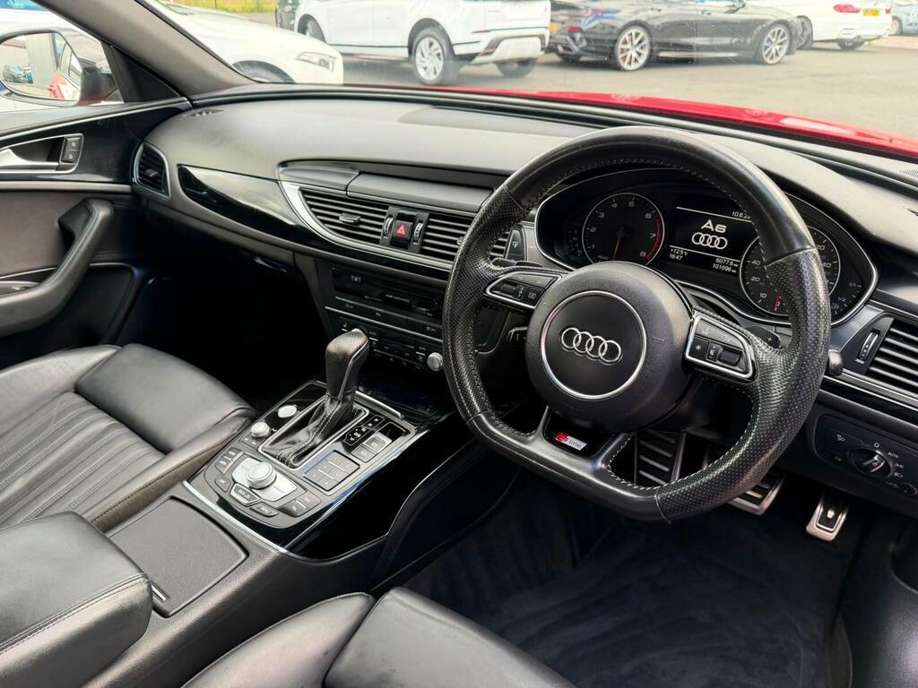Audi A6 Saloon 1.8 Tfsi Black Edition S Tronic Euro 6 S S Red #6