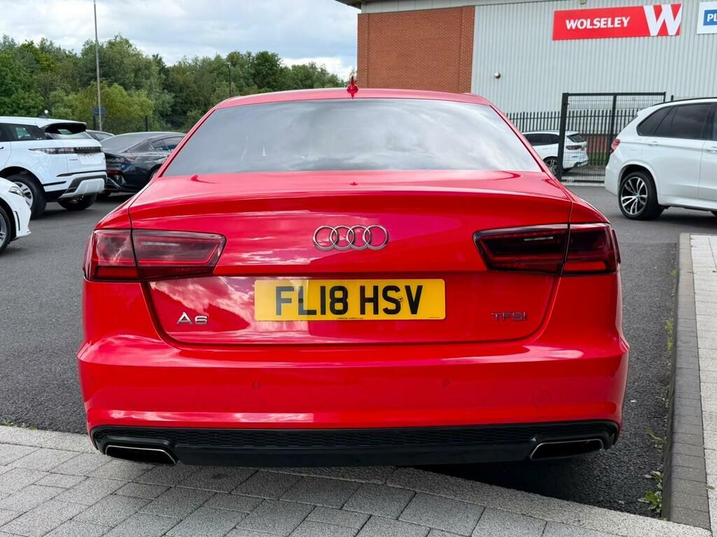Audi A6 Saloon 1.8 Tfsi Black Edition S Tronic Euro 6 S S Red #4