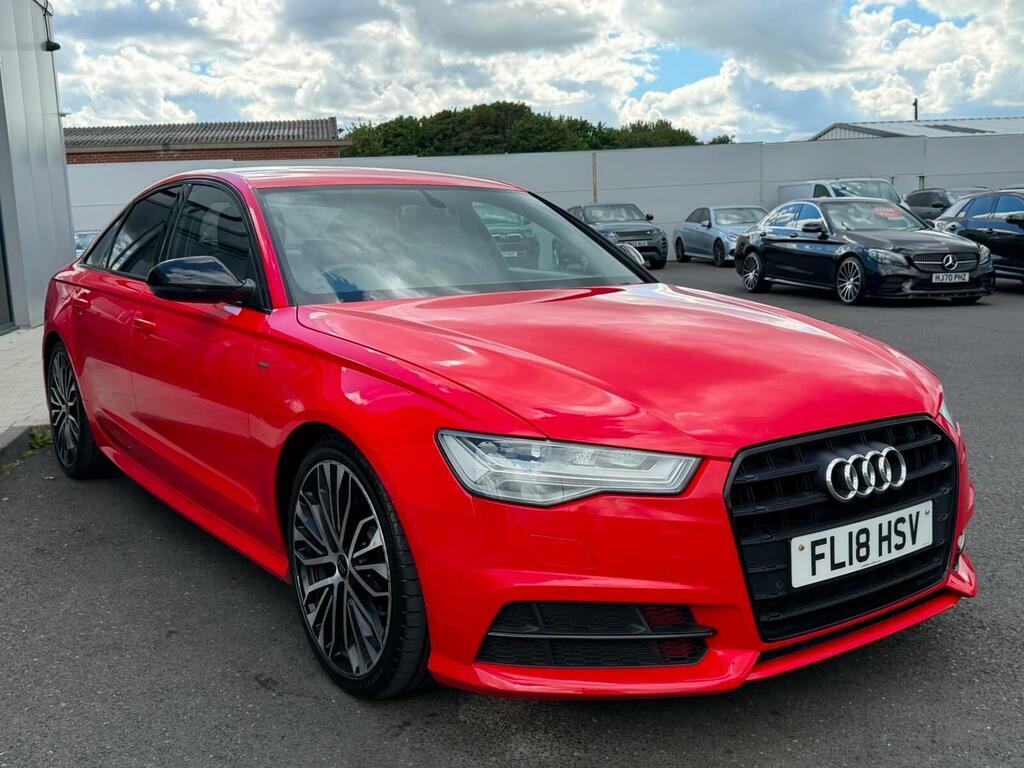 Audi A6 Saloon 1.8 Tfsi Black Edition S Tronic Euro 6 S S Red #2