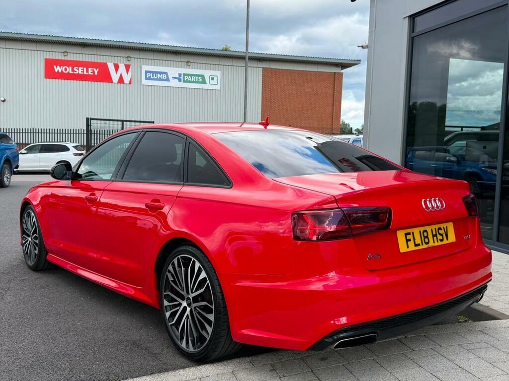 Audi A6 Saloon 1.8 Tfsi Black Edition S Tronic Euro 6 S S Red #3