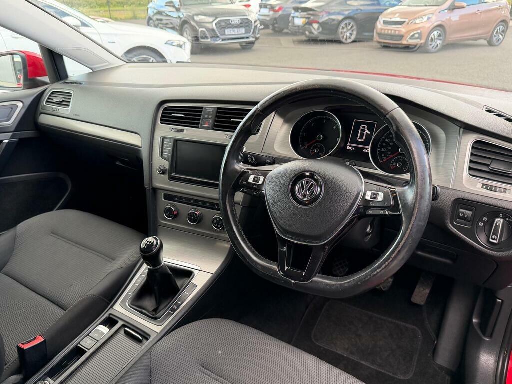 Volkswagen Golf 1.6 Tdi Bluemotion Tech Match Edition Euro 6 S S GF66VZH Red #6