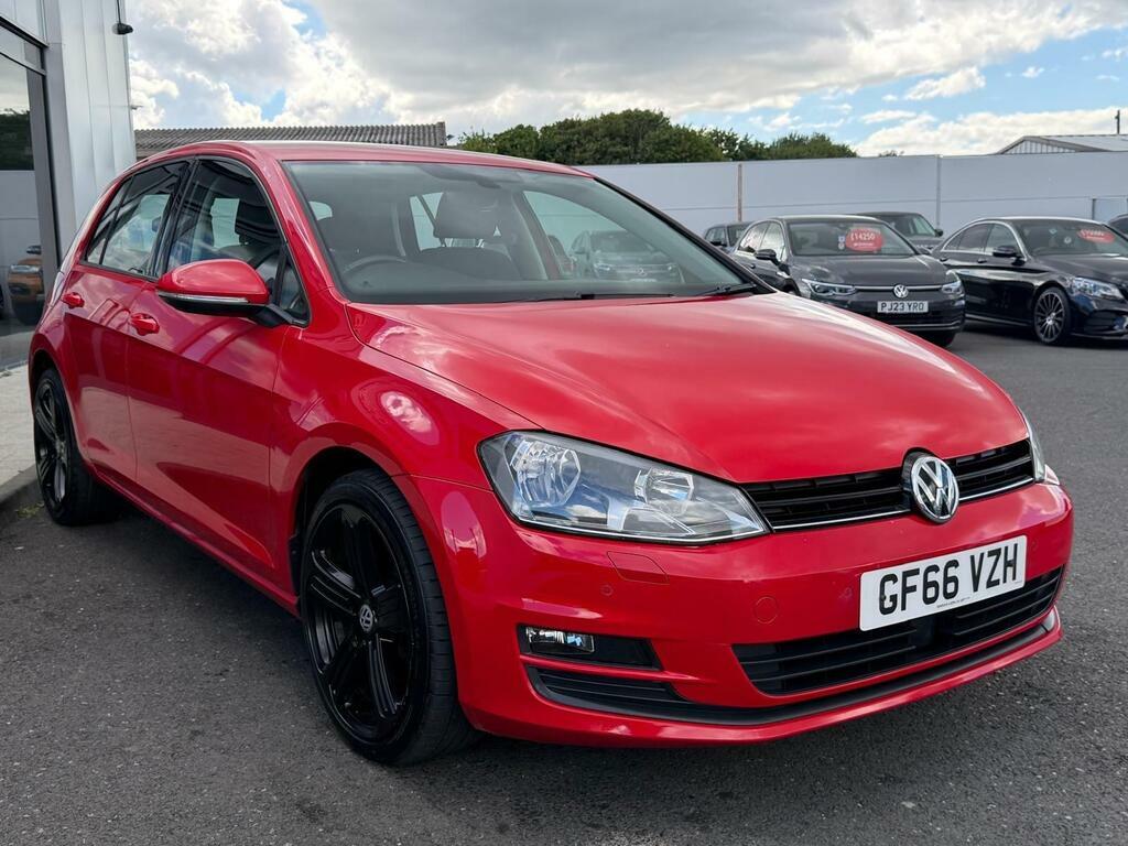 Volkswagen Golf 1.6 Tdi Bluemotion Tech Match Edition Euro 6 S S GF66VZH Red #3