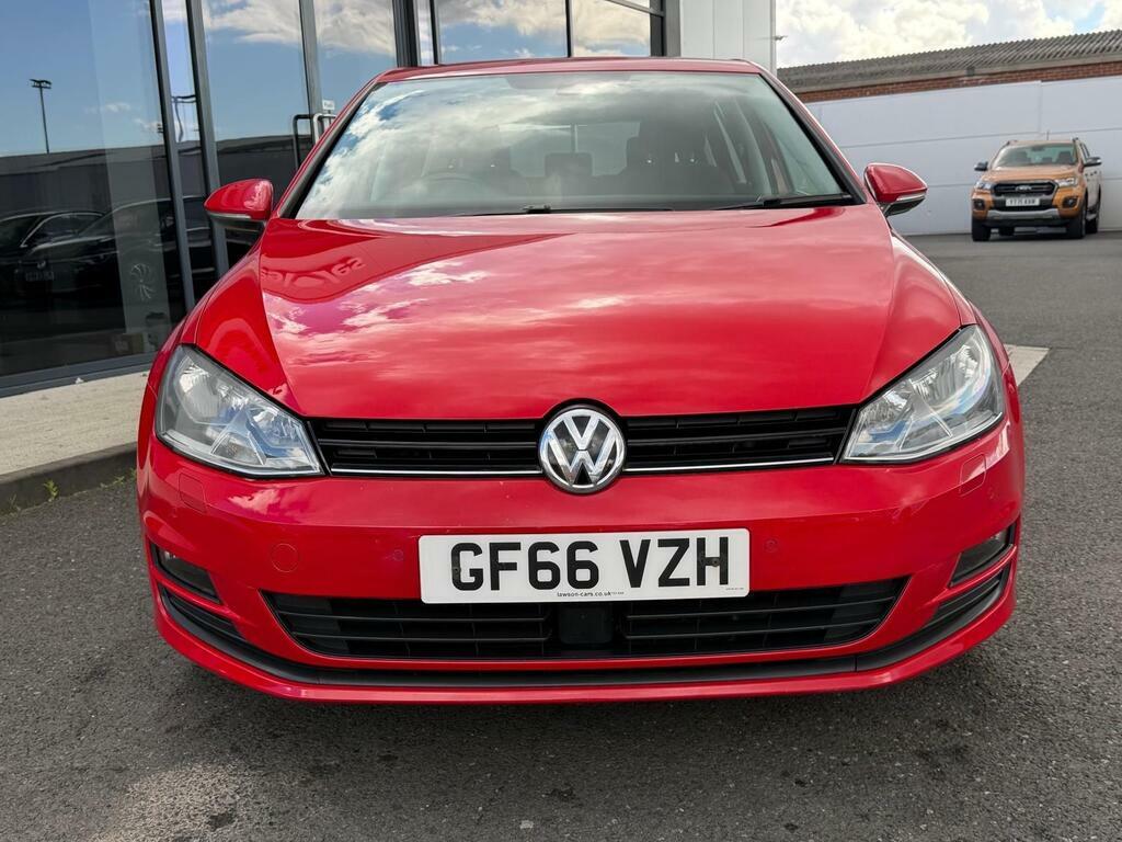 Volkswagen Golf 1.6 Tdi Bluemotion Tech Match Edition Euro 6 S S GF66VZH Red #2