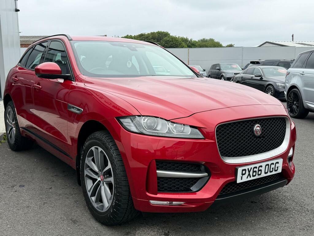 Jaguar F-Pace 2.0 D180 R-sport Awd Euro 6 S S Red #3