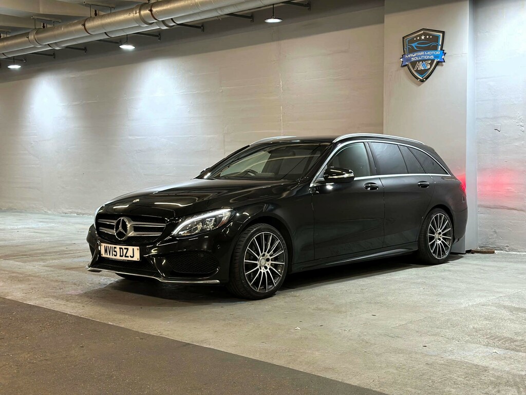 Mercedes-Benz C Class Amg Line Premium Bluetec Hybrid MV15DZJ Black #4