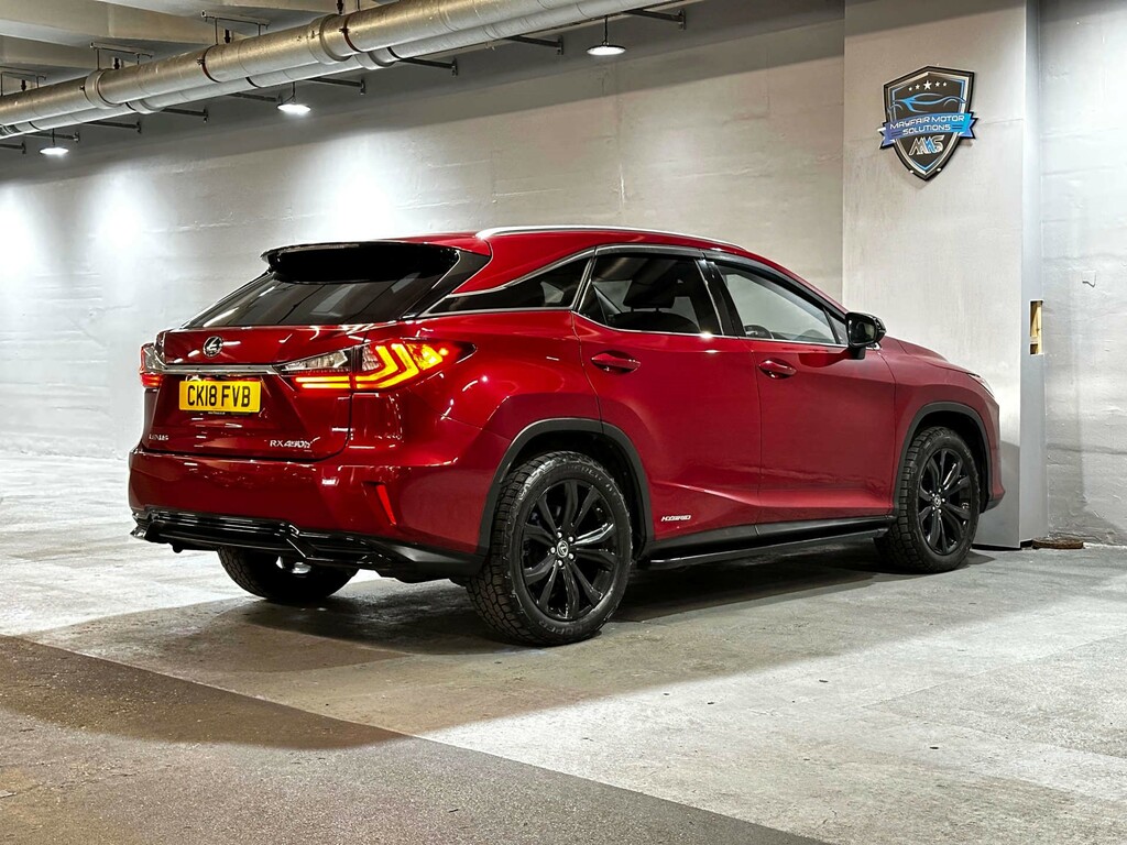 Lexus RX 450H Sport Cvt 4Wd CK18FVB Red #6