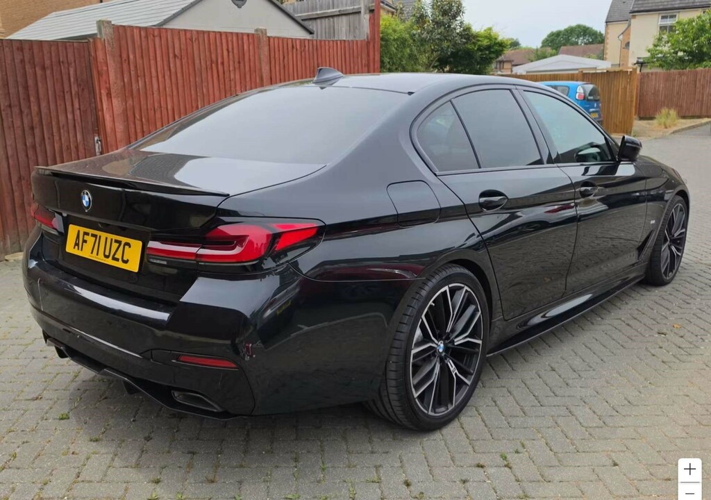 BMW 5 Series 520D Mht M Sport Step White #5