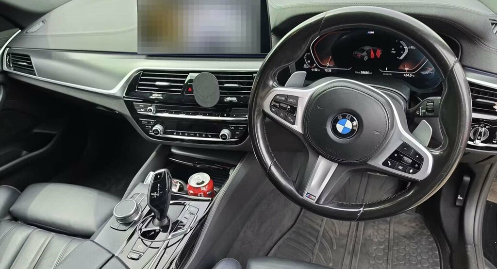 BMW 5 Series 520D Mht M Sport Step White #3