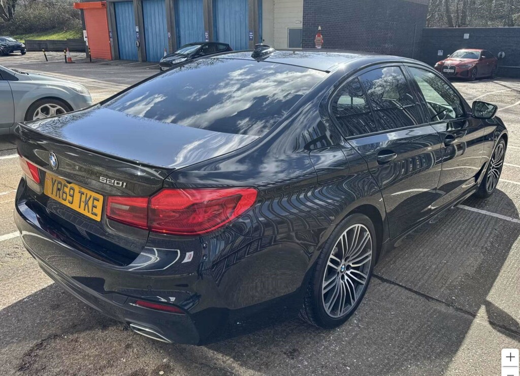 BMW 5 Series Saloon Black #5