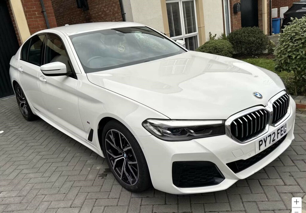 BMW 5 Series 520D M Sport Mhev Black #1