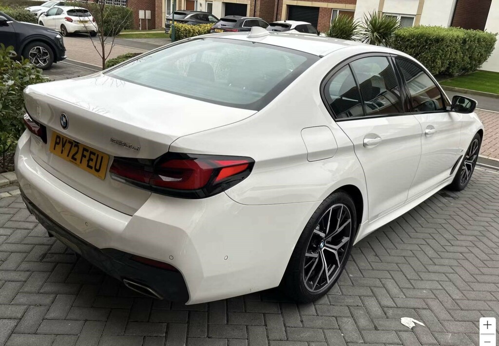 BMW 5 Series 520D M Sport Mhev Black #4