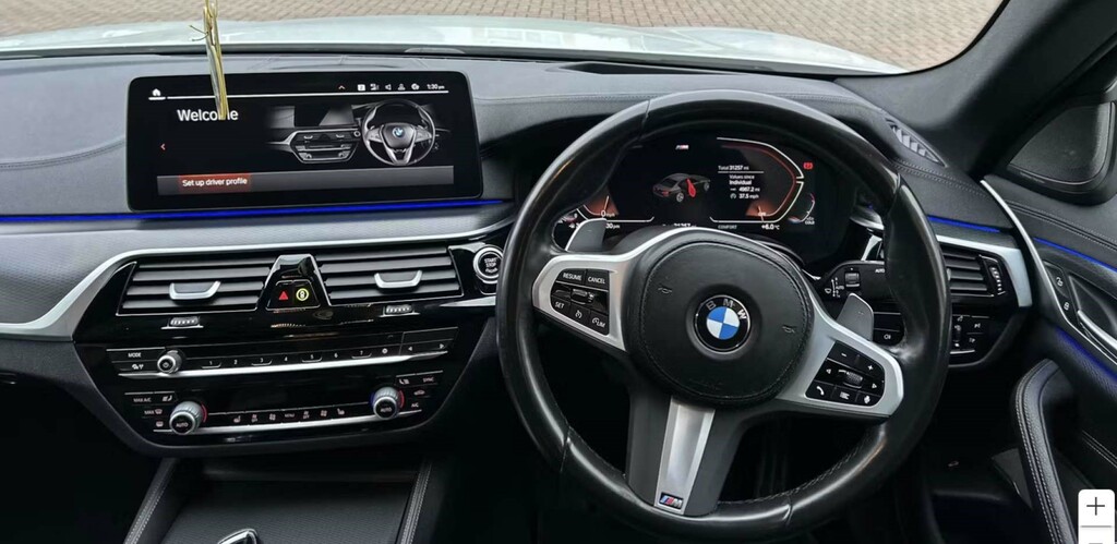 BMW 5 Series 520D M Sport Mhev Black #3