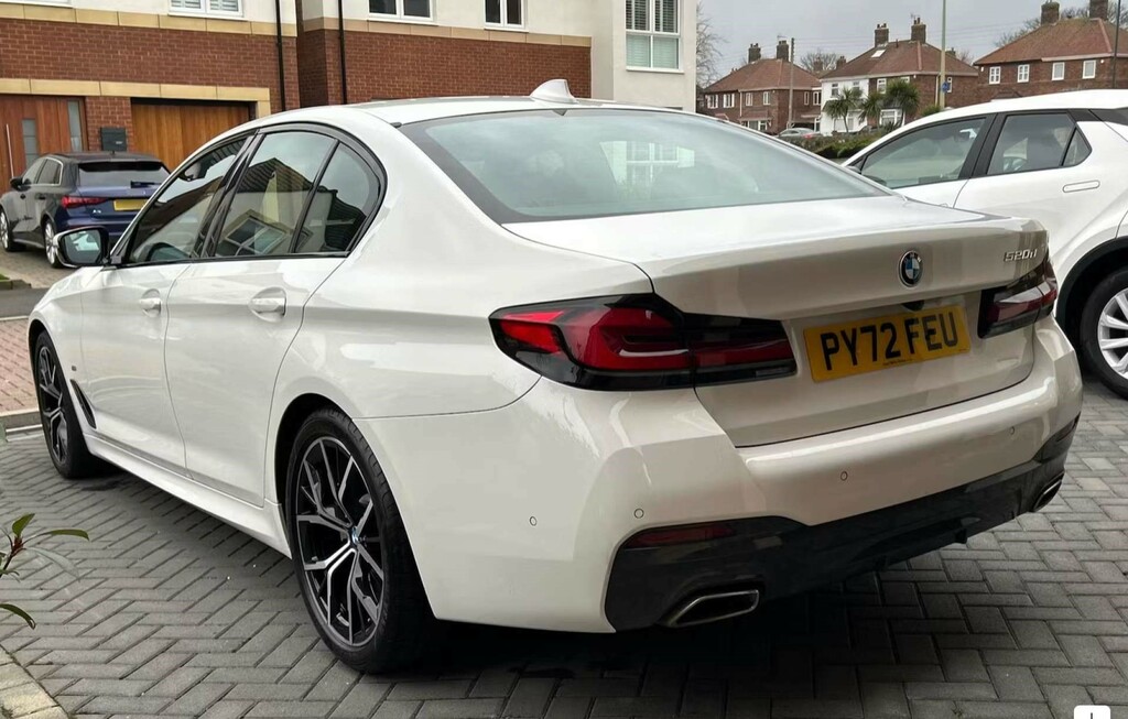 BMW 5 Series 520D M Sport Mhev Black #5