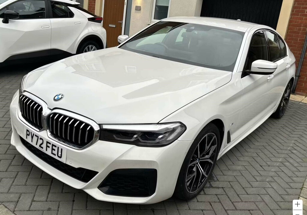 BMW 5 Series 520D M Sport Mhev Black #2