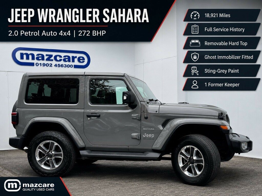 Jeep Wrangler Suv 2.0 Sahara 2.0 272Hp 4X4 202020 Grey #3