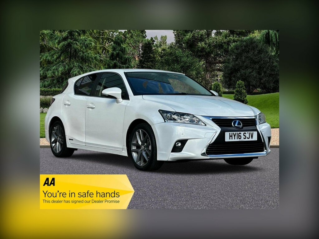 Lexus CT 1.8 200H Premier Cvt Euro 6 Ss White