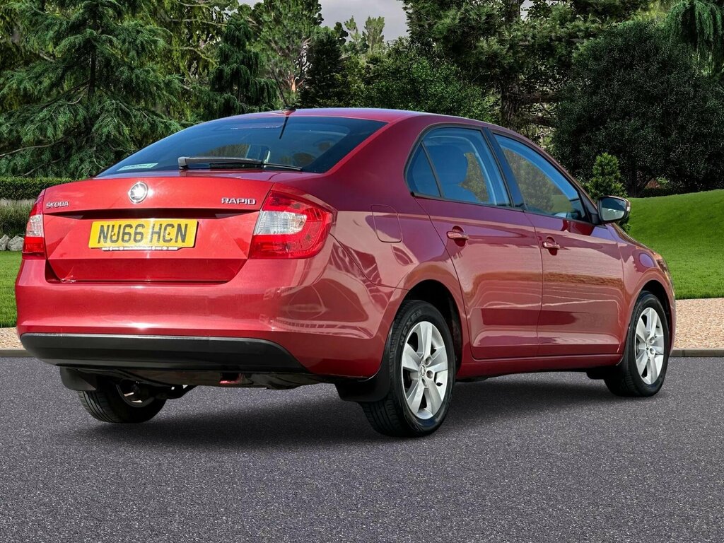Skoda Rapid 1.2 Tsi Se Euro 6 Ss Red #6