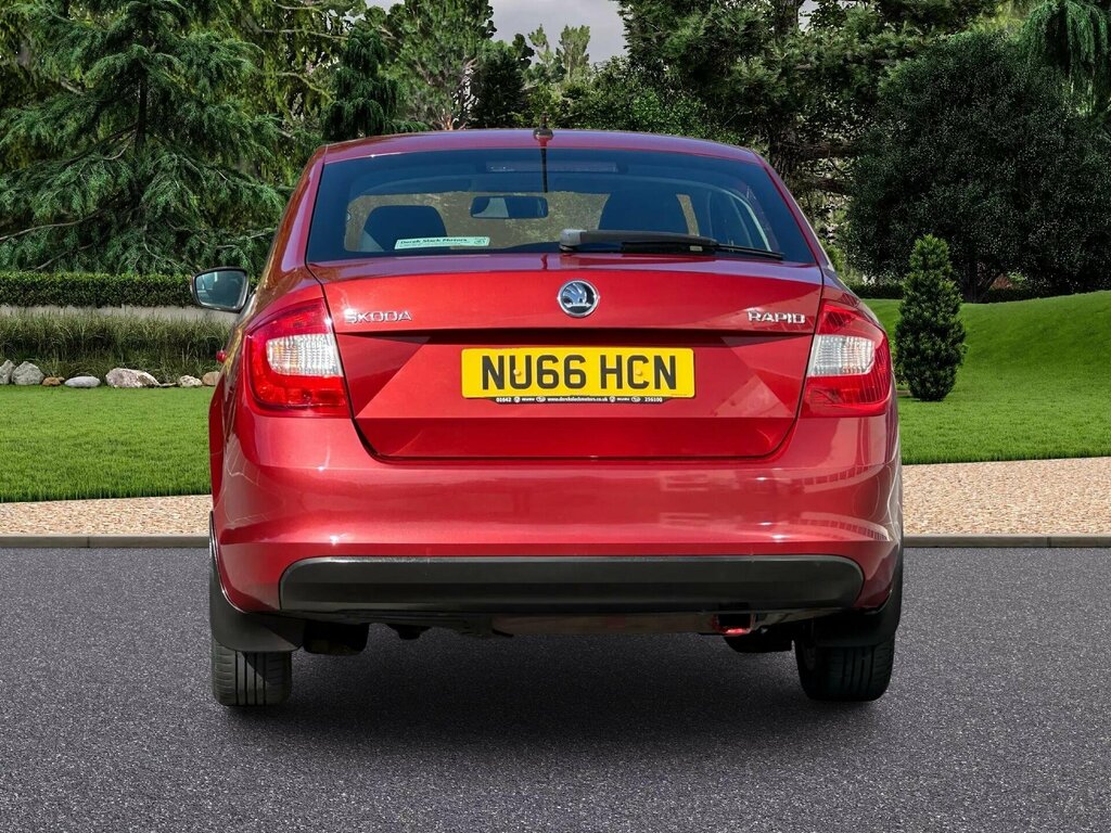 Skoda Rapid 1.2 Tsi Se Euro 6 Ss Red #5