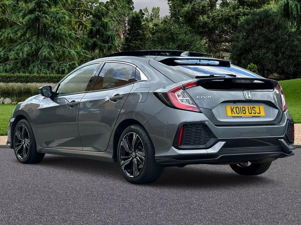 Honda Civic 1.0 Vtec Turbo Ex Cvt Euro 6 Ss KO18USJ Grey #5