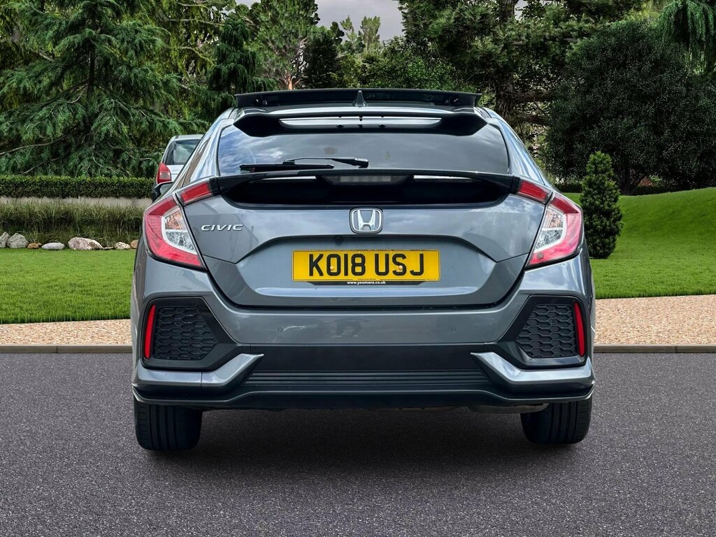 Honda Civic 1.0 Vtec Turbo Ex Cvt Euro 6 Ss KO18USJ Grey #6