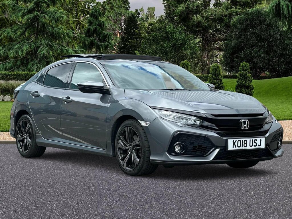 Honda Civic 1.0 Vtec Turbo Ex Cvt Euro 6 Ss KO18USJ Grey #2