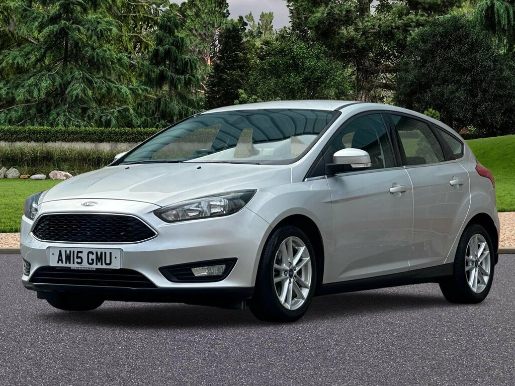 Ford Focus 1.6 Zetec Hatchback Powershift Euro 6 AW15GMU Silver #4