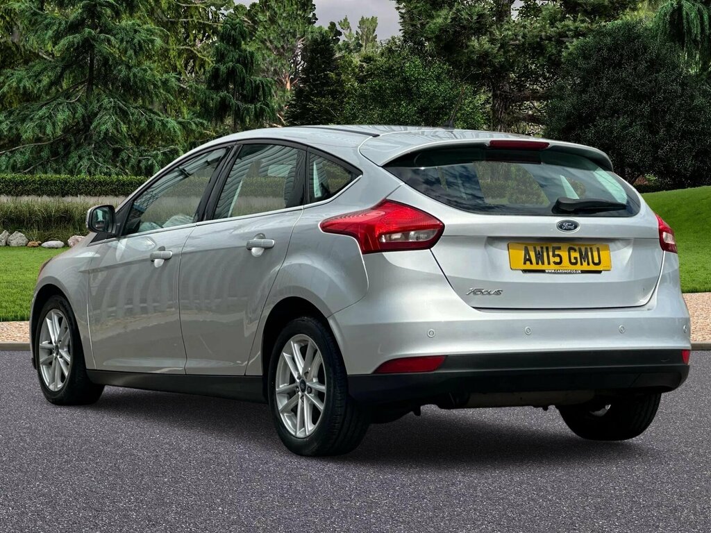 Ford Focus 1.6 Zetec Hatchback Powershift Euro 6 AW15GMU Silver #5