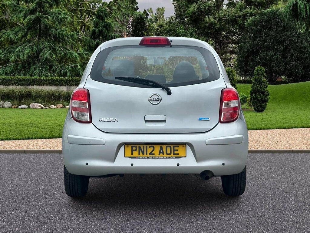 Nissan Micra 1.2 12V Acenta Cvt Euro 5 Silver #5