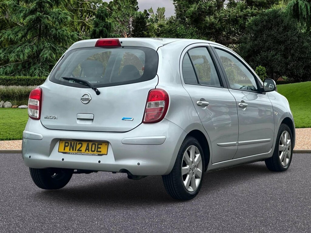 Nissan Micra 1.2 12V Acenta Cvt Euro 5 Silver #6