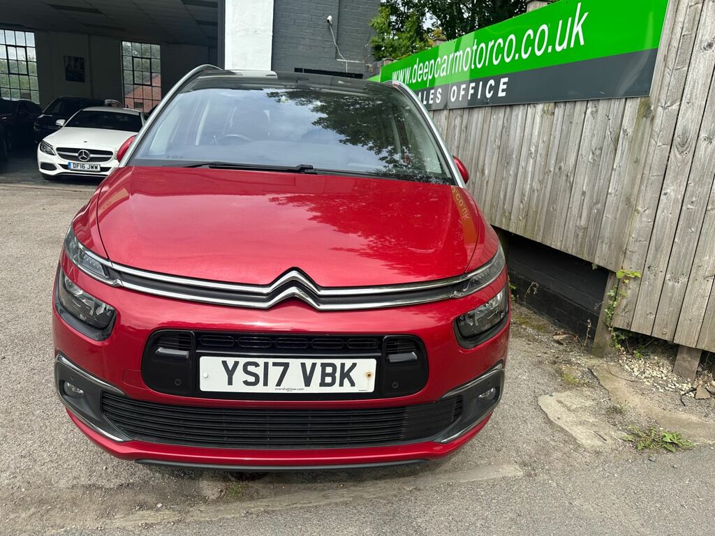 Citroen Grand C4 Picasso 1.6 Bluehdi Flair Mpv Red #2
