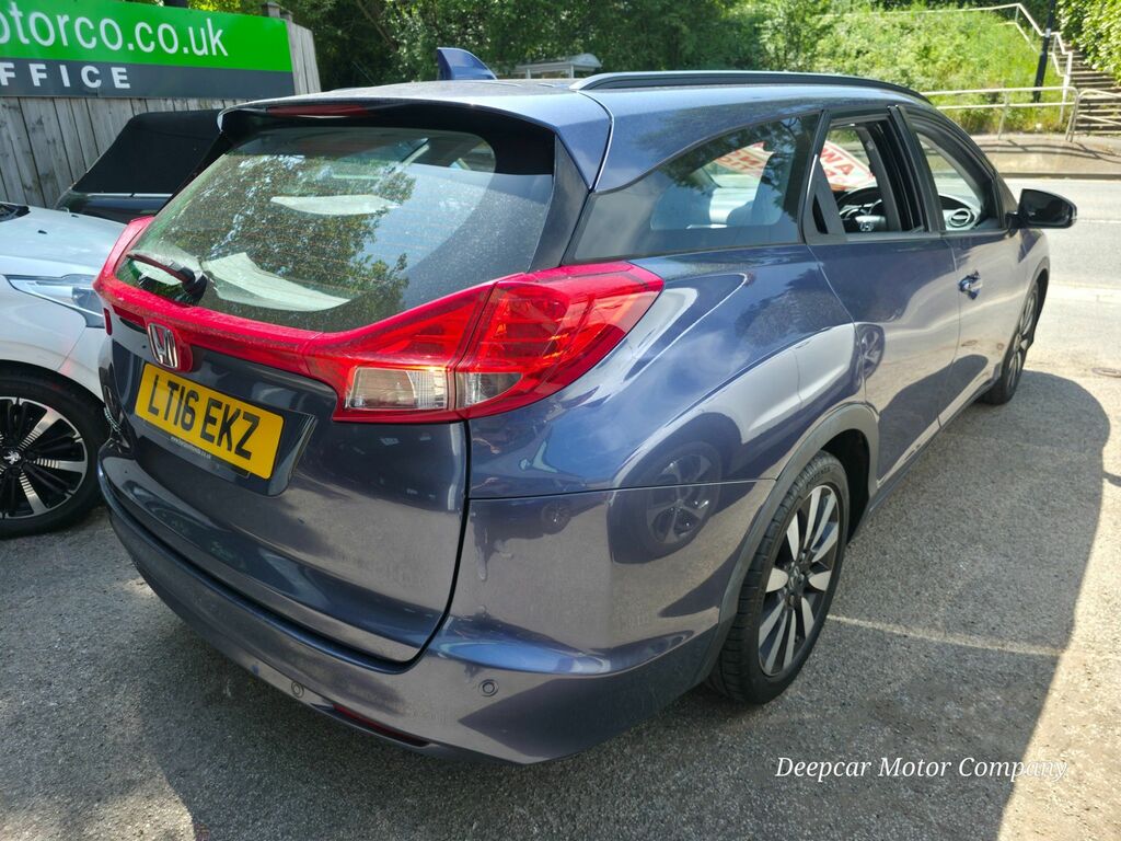 Honda Civic 1.8 I-vtec Se Plus Blue #6
