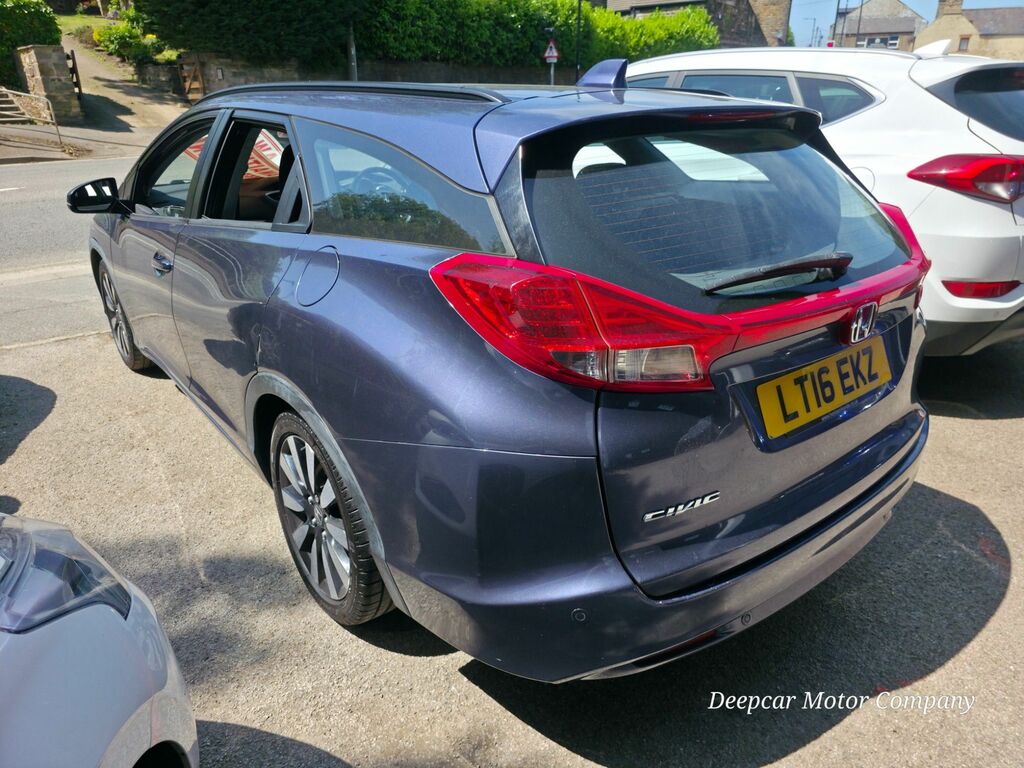 Honda Civic 1.8 I-vtec Se Plus Blue #4