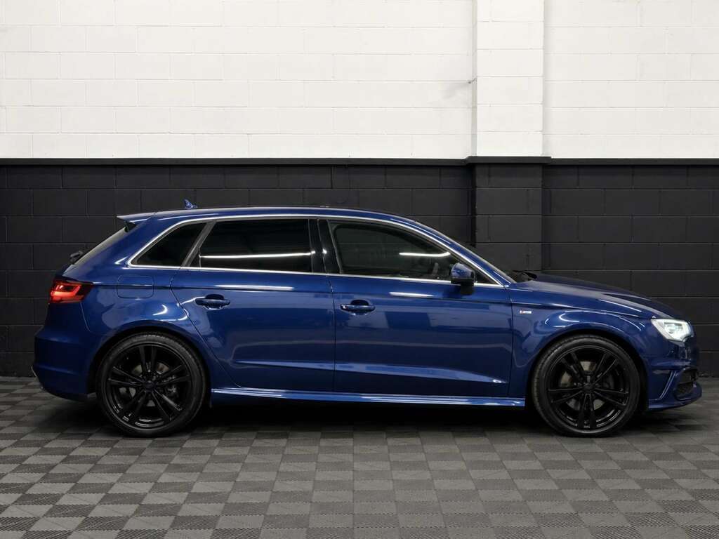 Audi A3 2.0 A3 Sportback Tdi S Line Quattro 4Wd Blue