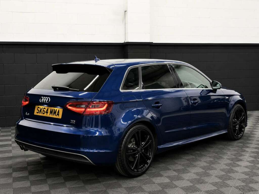 Audi A3 2.0 A3 Sportback Tdi S Line Quattro 4Wd SK64MMA Blue #2
