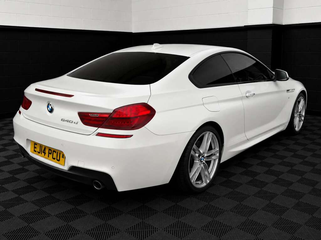 BMW 6 Series 3.0 640D M Sport White #2