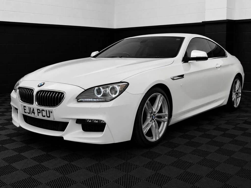 BMW 6 Series 3.0 640D M Sport White #4