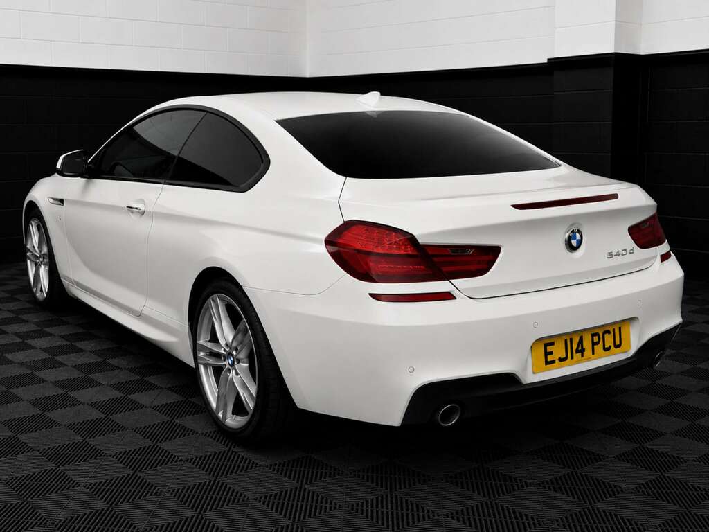 BMW 6 Series 3.0 640D M Sport White #3