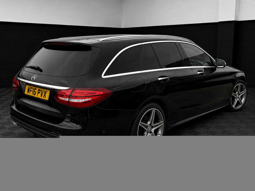 Mercedes-Benz C Class 2.1 C220 D Amg Line Premium WF16PVX Black #2
