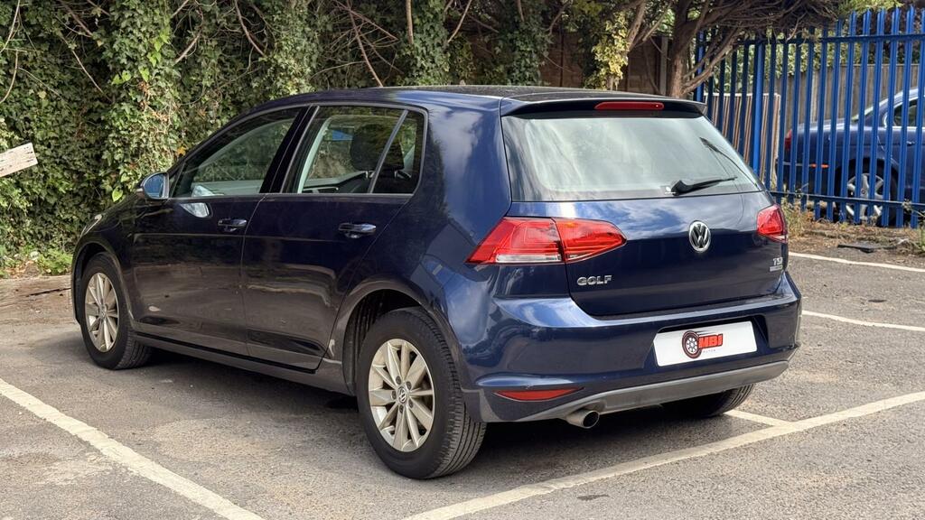 Volkswagen Golf S Blue #4