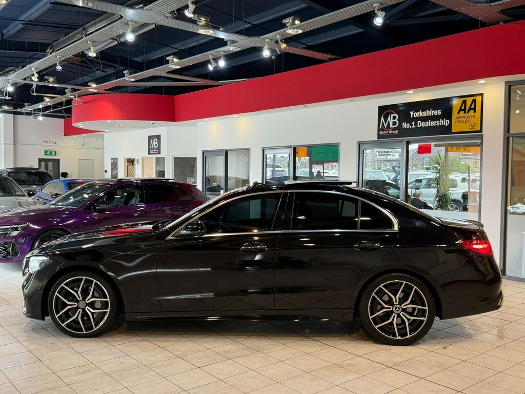 Mercedes-Benz C Class Saloon 2.0 C300dh Mhev Amg Linecat-s 202272 FJ72VJY Black #6