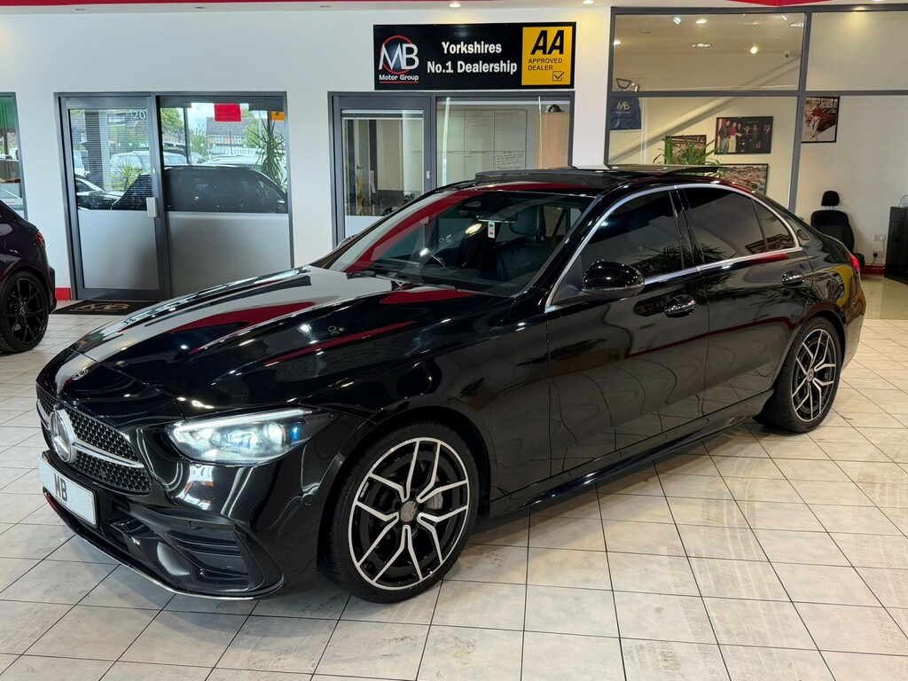 Mercedes-Benz C Class Saloon 2.0 C300dh Mhev Amg Linecat-s 202272 FJ72VJY Black #5