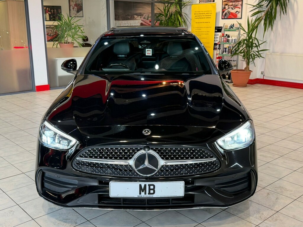 Mercedes-Benz C Class Saloon 2.0 C300dh Mhev Amg Linecat-s 202272 FJ72VJY Black #4