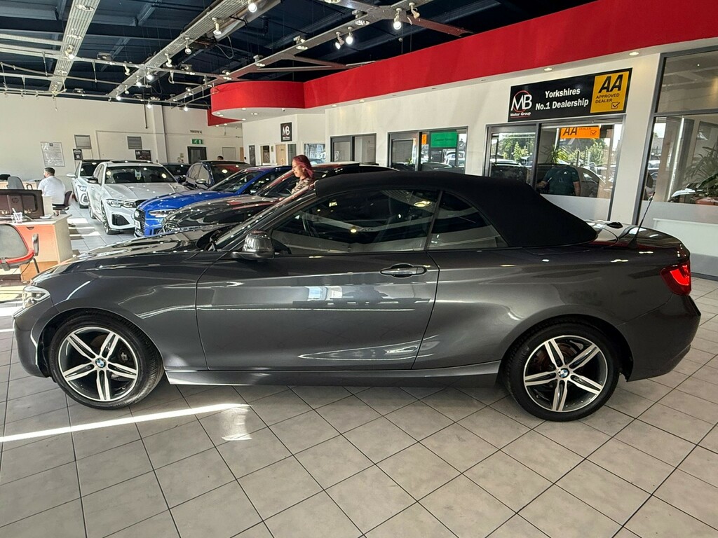 BMW 2 Series Convertible 2.0 218D Sport Convertible 201565 FH65ECX Grey #5