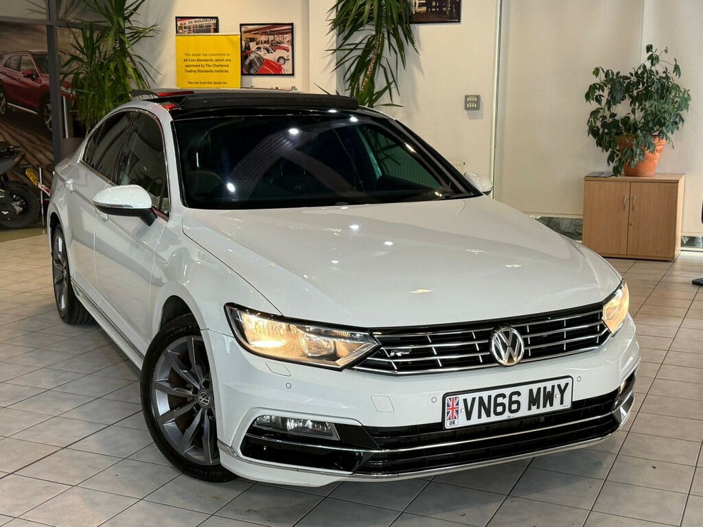 Volkswagen Passat 2.0 Tdi Bluemotion Tech R-line White