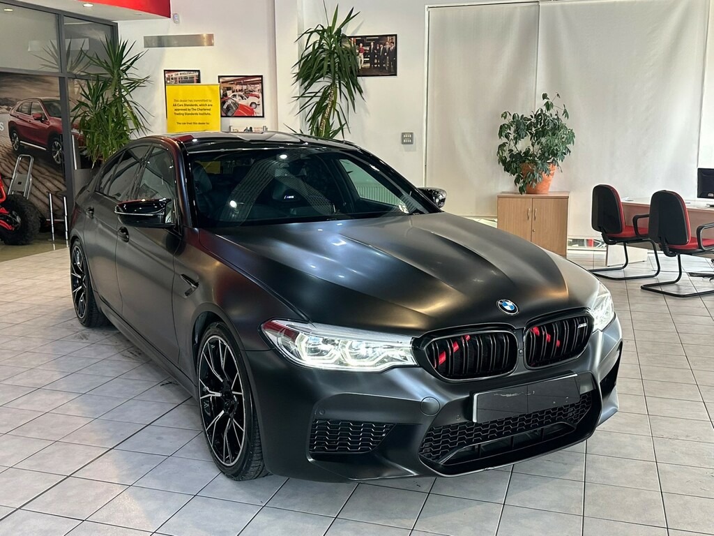 BMW M5 4.4 Bmw M5 Competition Saloon Grey #4