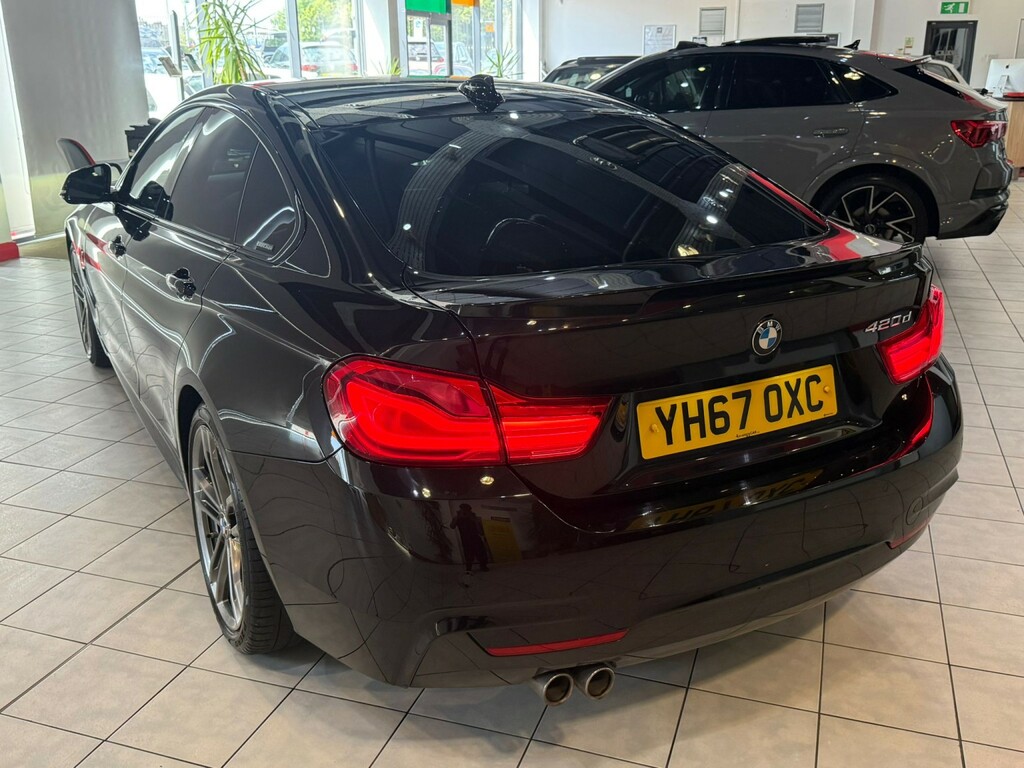 BMW 4 Series Gran Coupe 2.0 420D M Sport Gran Coupe Black #5