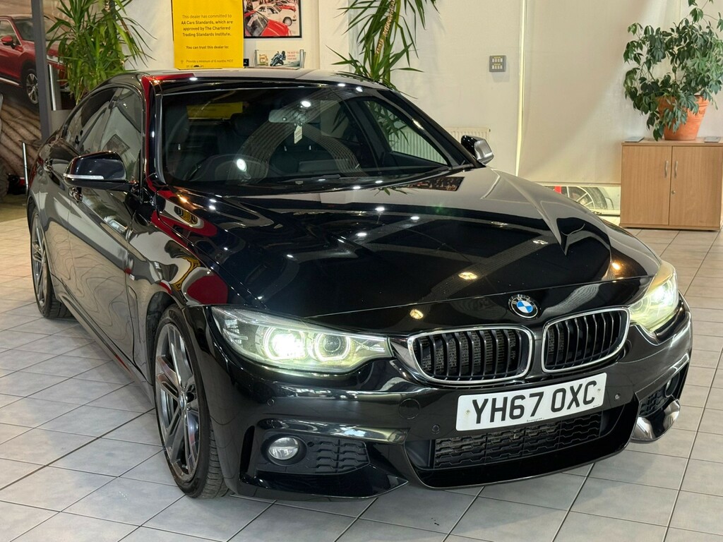 BMW 4 Series Gran Coupe 2.0 420D M Sport Gran Coupe Black #2