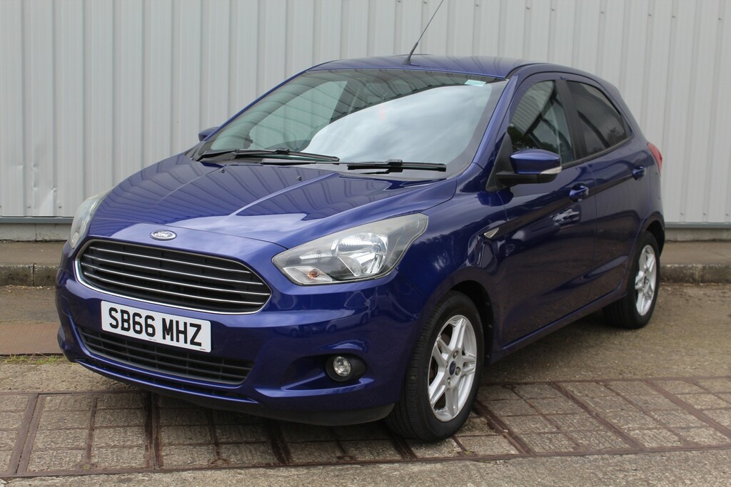 Ford KA+ Hatchback 1.2 Ti-vct Zetec 2016 SB66MHZ Blue #3