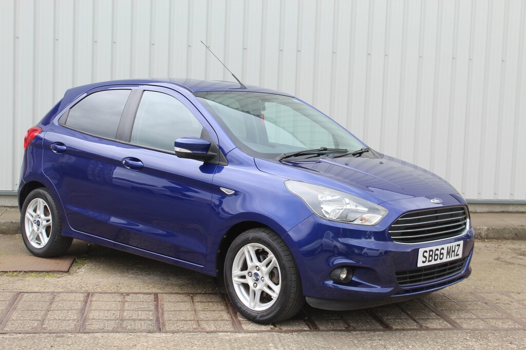 Ford KA+ Hatchback 1.2 Ti-vct Zetec 2016 SB66MHZ Blue #4